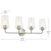 Progress Lighting - P300542-009 - Four Light Bath & Vanity - Celino - Brushed Nickel