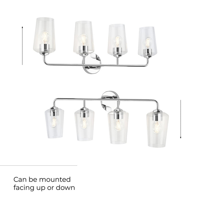 Progress Lighting - P300542-015 - Four Light Bath & Vanity - Celino - Polished Chrome