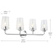 Progress Lighting - P300542-015 - Four Light Bath & Vanity - Celino - Polished Chrome