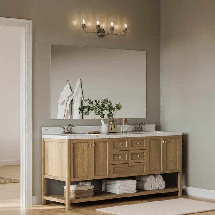 Progress Lighting - P300542-015 - Four Light Bath & Vanity - Celino - Polished Chrome