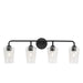 Progress Lighting - P300542-031 - Four Light Bath & Vanity - Celino - Black