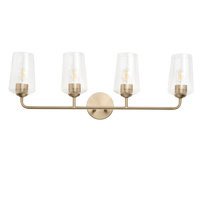 Progress Lighting - P300542-177 - Four Light Bath & Vanity - Celino - Champagne Bronze