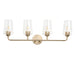 Progress Lighting - P300542-177 - Four Light Bath & Vanity - Celino - Champagne Bronze