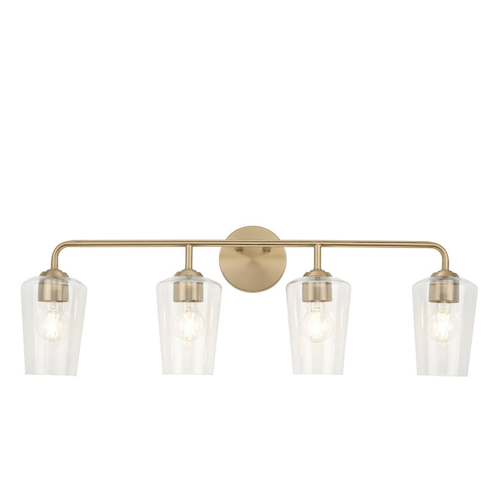 Progress Lighting - P300542-177 - Four Light Bath & Vanity - Celino - Champagne Bronze