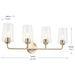 Progress Lighting - P300542-177 - Four Light Bath & Vanity - Celino - Champagne Bronze