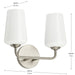 Progress Lighting - P300543-009 - Two Light Bath & Vanity - Celino - Brushed Nickel