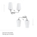 Progress Lighting - P300543-015 - Two Light Bath & Vanity - Celino - Polished Chrome