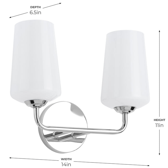 Progress Lighting - P300543-015 - Two Light Bath & Vanity - Celino - Polished Chrome