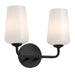 Progress Lighting - P300543-031 - Two Light Bath & Vanity - Celino - Black