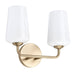 Progress Lighting - P300543-177 - Two Light Bath & Vanity - Celino - Champagne Bronze
