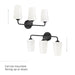 Progress Lighting - P300544-031 - Three Light Bath & Vanity - Celino - Black