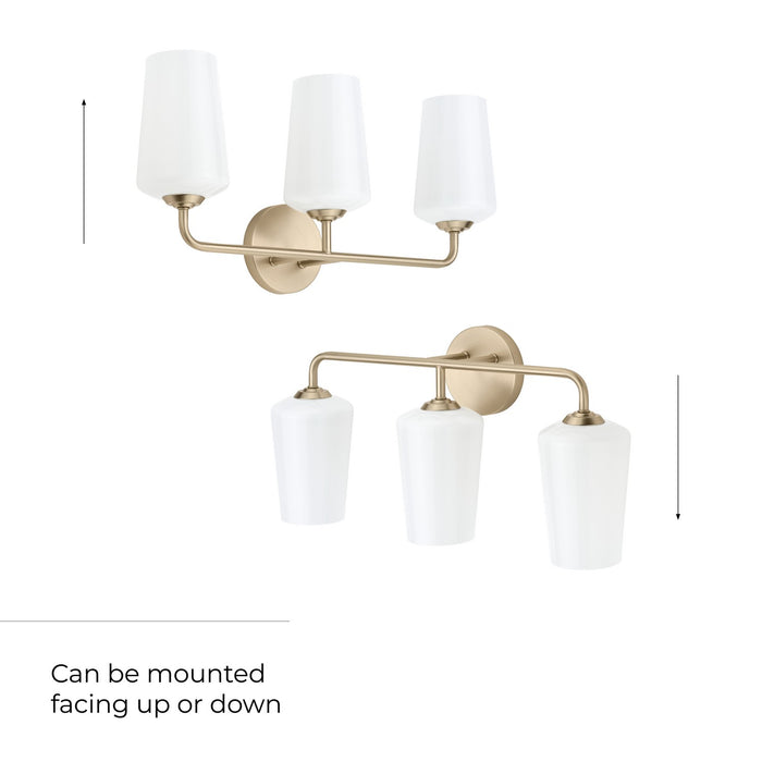 Progress Lighting - P300544-177 - Three Light Bath & Vanity - Celino - Champagne Bronze