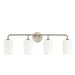 Progress Lighting - P300545-009 - Four Light Bath & Vanity - Celino - Brushed Nickel