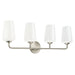 Progress Lighting - P300545-009 - Four Light Bath & Vanity - Celino - Brushed Nickel