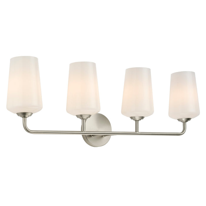 Progress Lighting - P300545-009 - Four Light Bath & Vanity - Celino - Brushed Nickel