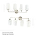 Progress Lighting - P300545-009 - Four Light Bath & Vanity - Celino - Brushed Nickel