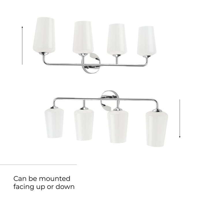 Progress Lighting - P300545-015 - Four Light Bath & Vanity - Celino - Polished Chrome