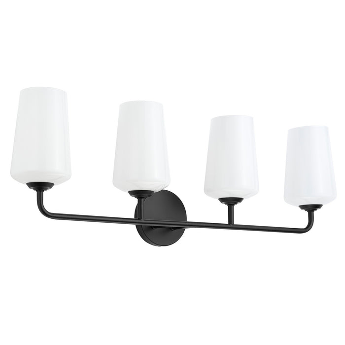 Progress Lighting - P300545-031 - Four Light Bath & Vanity - Celino - Black