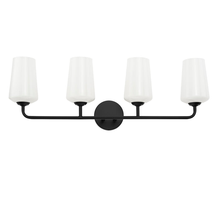 Progress Lighting - P300545-031 - Four Light Bath & Vanity - Celino - Black