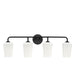 Progress Lighting - P300545-031 - Four Light Bath & Vanity - Celino - Black