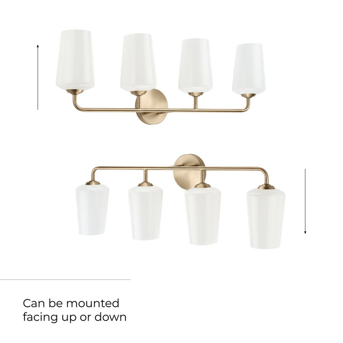Progress Lighting - P300545-177 - Four Light Bath & Vanity - Celino - Champagne Bronze