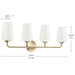 Progress Lighting - P300545-177 - Four Light Bath & Vanity - Celino - Champagne Bronze
