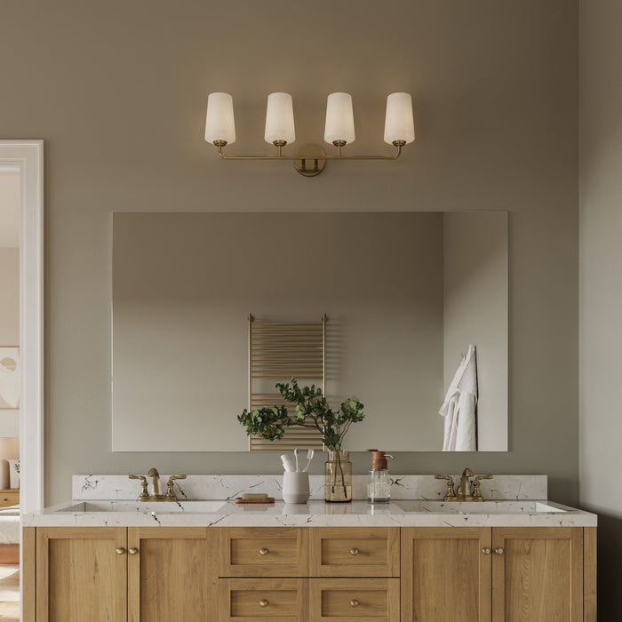Progress Lighting - P300545-177 - Four Light Bath & Vanity - Celino - Champagne Bronze