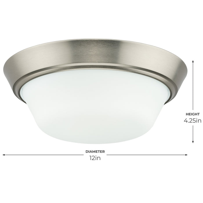 Progress Lighting - P350303-009 - LED Flush Mount - Edessa - Brushed Nickel