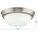 Progress Lighting - P350303-009 - LED Flush Mount - Edessa - Brushed Nickel