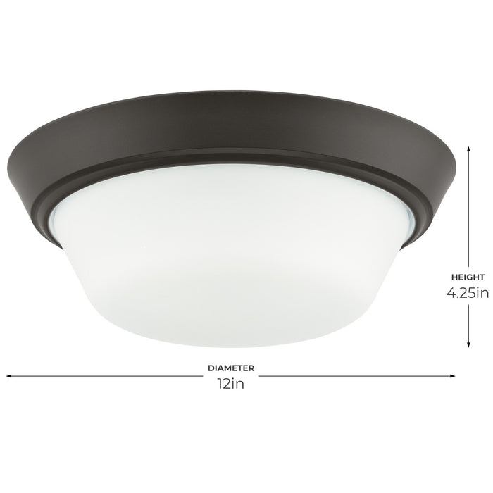 Progress Lighting - P350303-020 - LED Flush Mount - Edessa - Antique Bronze