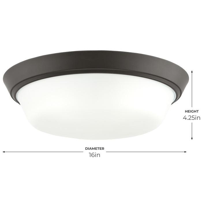 Progress Lighting - P350304-020 - LED Flush Mount - Edessa - Antique Bronze