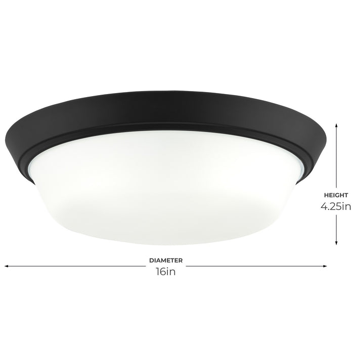 Progress Lighting - P350304-031 - LED Flush Mount - Edessa - Black