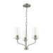 Progress Lighting - P400440-009 - Three Light Chandelier - Celino - Brushed Nickel