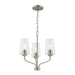 Progress Lighting - P400440-009 - Three Light Chandelier - Celino - Brushed Nickel