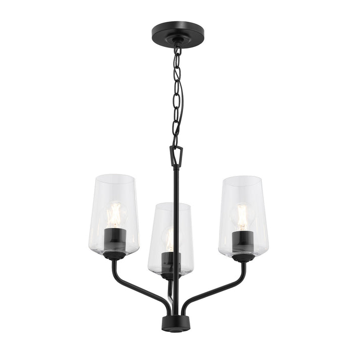 Progress Lighting - P400440-031 - Three Light Chandelier - Celino - Black