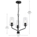Progress Lighting - P400440-031 - Three Light Chandelier - Celino - Black
