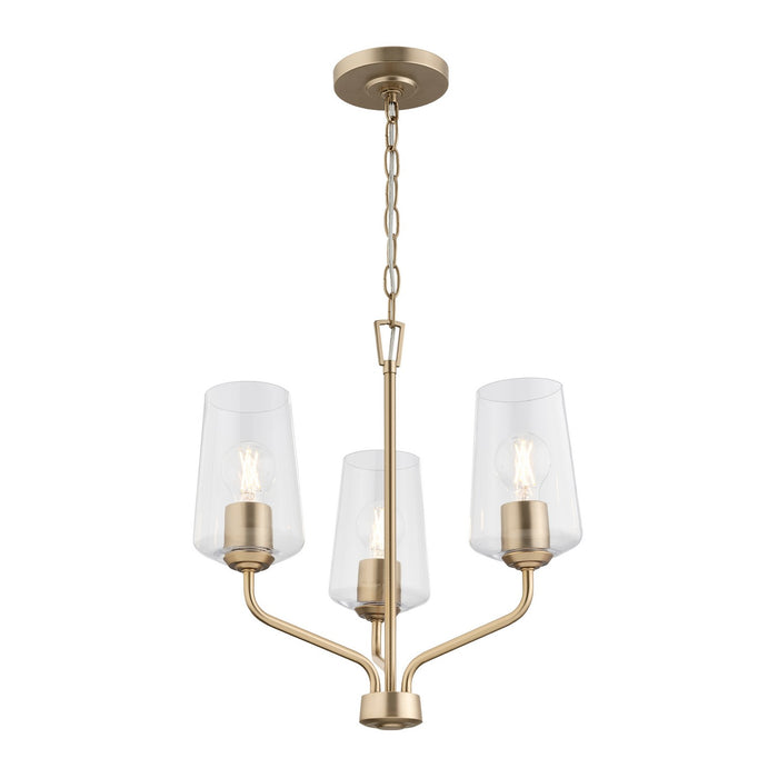 Progress Lighting - P400440-177 - Three Light Chandelier - Celino - Champagne Bronze