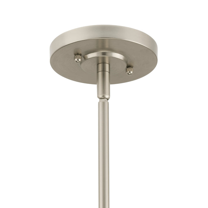 Progress Lighting - P400441-009 - Four Light Linear Chandelier - Celino - Brushed Nickel