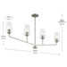 Progress Lighting - P400441-009 - Four Light Linear Chandelier - Celino - Brushed Nickel