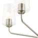 Progress Lighting - P400442-009 - Five Light Chandelier - Celino - Brushed Nickel