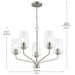 Progress Lighting - P400442-009 - Five Light Chandelier - Celino - Brushed Nickel