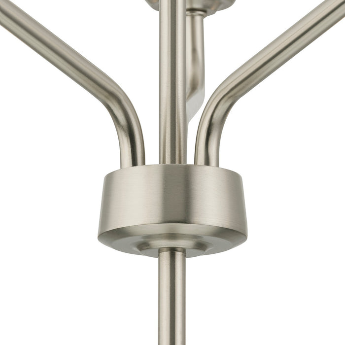 Progress Lighting - P400445-009 - Nine Light Chandelier - Celino - Brushed Nickel