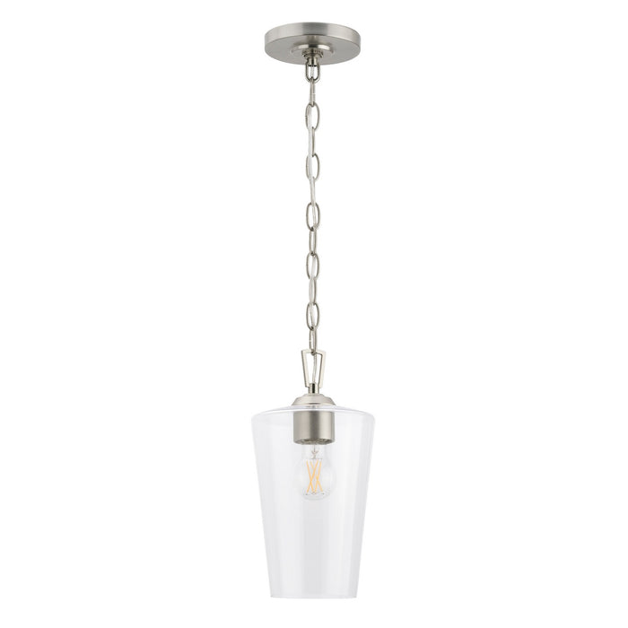 Progress Lighting - P500506-009 - One Light Pendant - Celino - Brushed Nickel