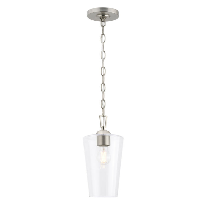 Progress Lighting - P500506-009 - One Light Pendant - Celino - Brushed Nickel