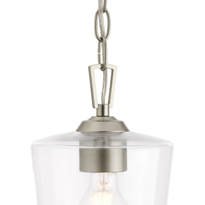 Progress Lighting - P500506-009 - One Light Pendant - Celino - Brushed Nickel