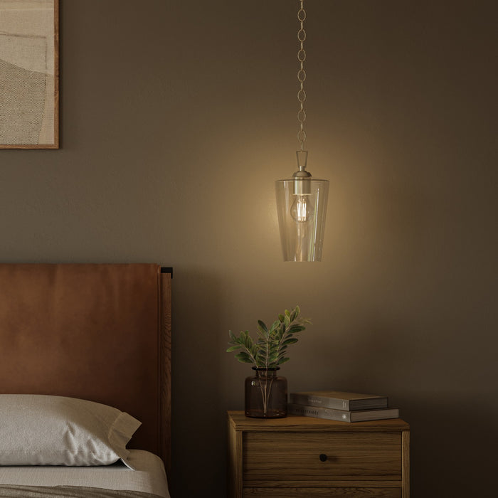 Progress Lighting - P500506-009 - One Light Pendant - Celino - Brushed Nickel