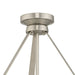 Progress Lighting - P500507-009 - Two Light Convertible Pendant - Lieon - Brushed Nickel
