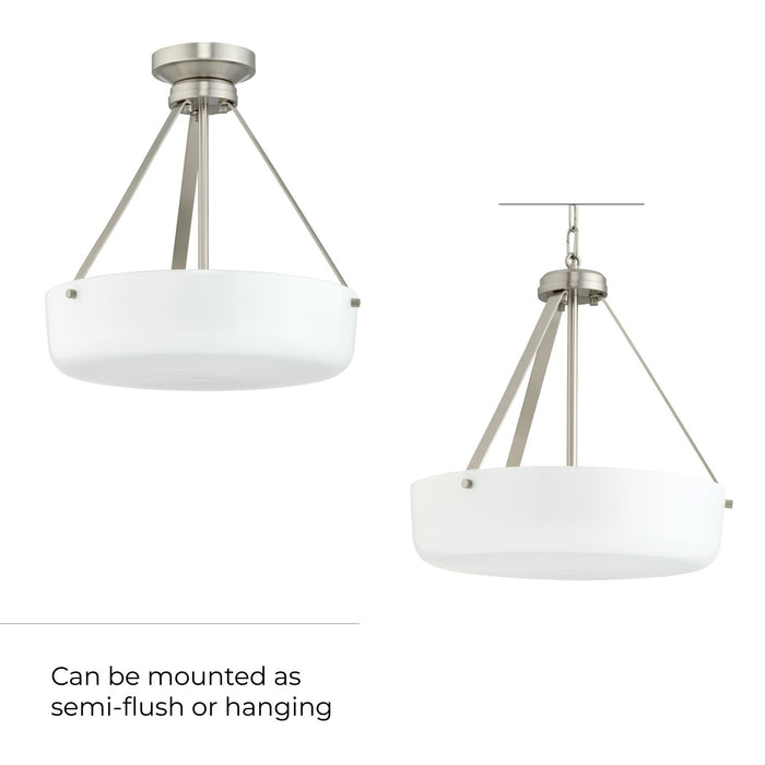 Progress Lighting - P500507-009 - Two Light Convertible Pendant - Lieon - Brushed Nickel