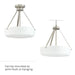 Progress Lighting - P500507-009 - Two Light Convertible Pendant - Lieon - Brushed Nickel