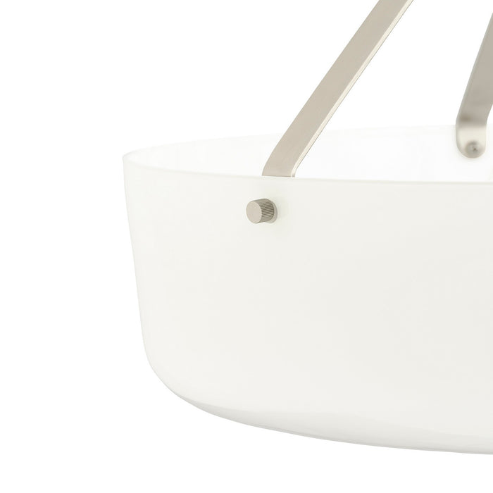 Progress Lighting - P500508-009 - Three Light Convertible Pendant - Lieon - Brushed Nickel